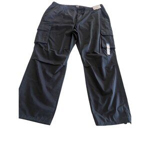 Relaxed Straight Flex Cargo Pants 4XLT Black Moonless Night By JCP